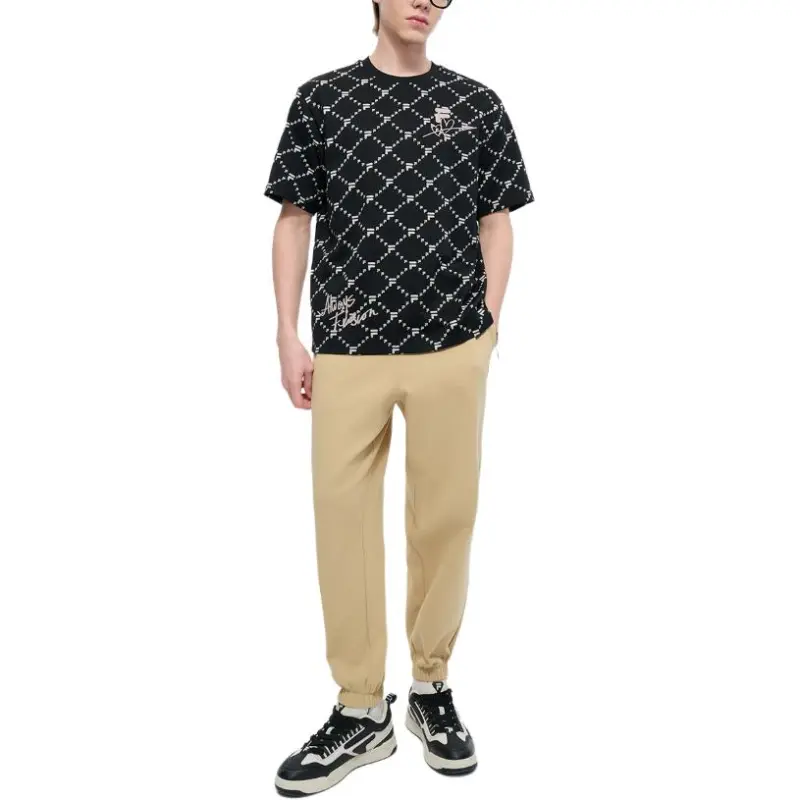 FILA FUSION FOB Casual Pants Men's Mottled Khaki-1
