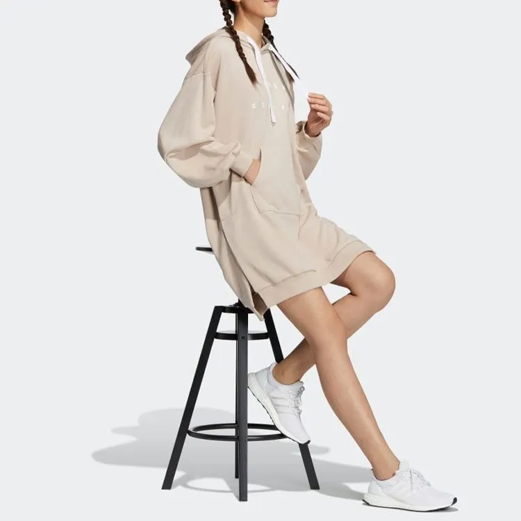 Adidas Long-Sleeved Dresses Women's Beige-1