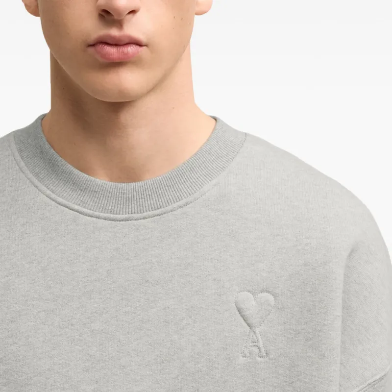Ami Paris Ami De Coeur Cotton Blend Sweatshirt-3