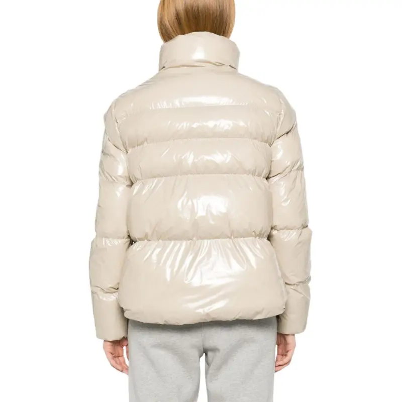 PINKO Micro Zip Up Puffer Jacket-4