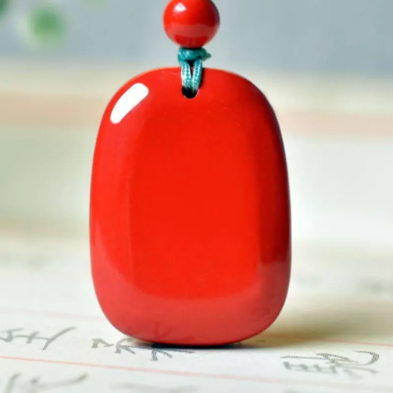 JUNWEN Cinnabar Necklaces Unisex-3