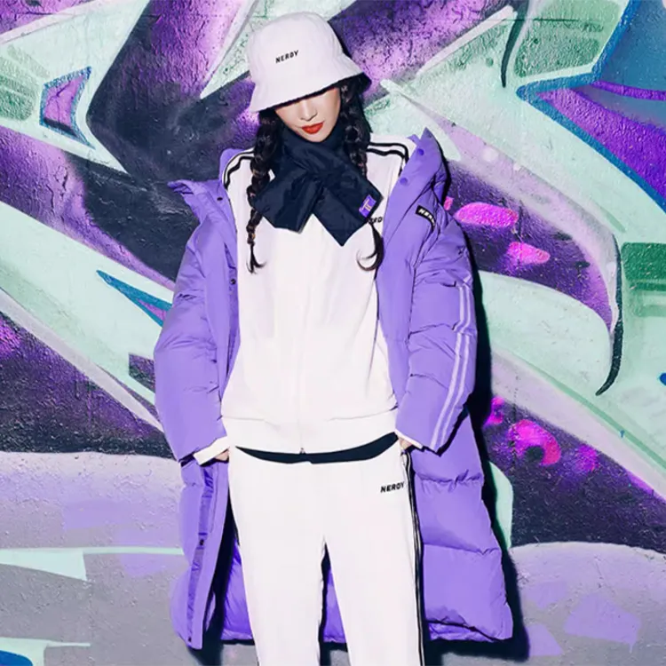 Nerdy Down Jackets Unisex Purple-6