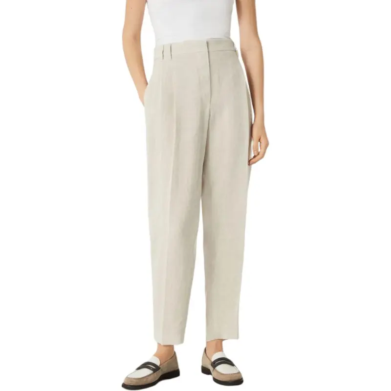 Brunello Cucinelli Monili Embellished Sparkling Slouchy Trousers-1