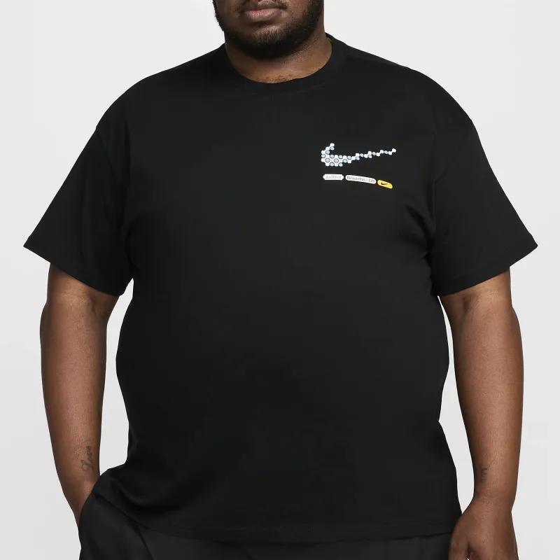 Nike T Shirts Men Black-3