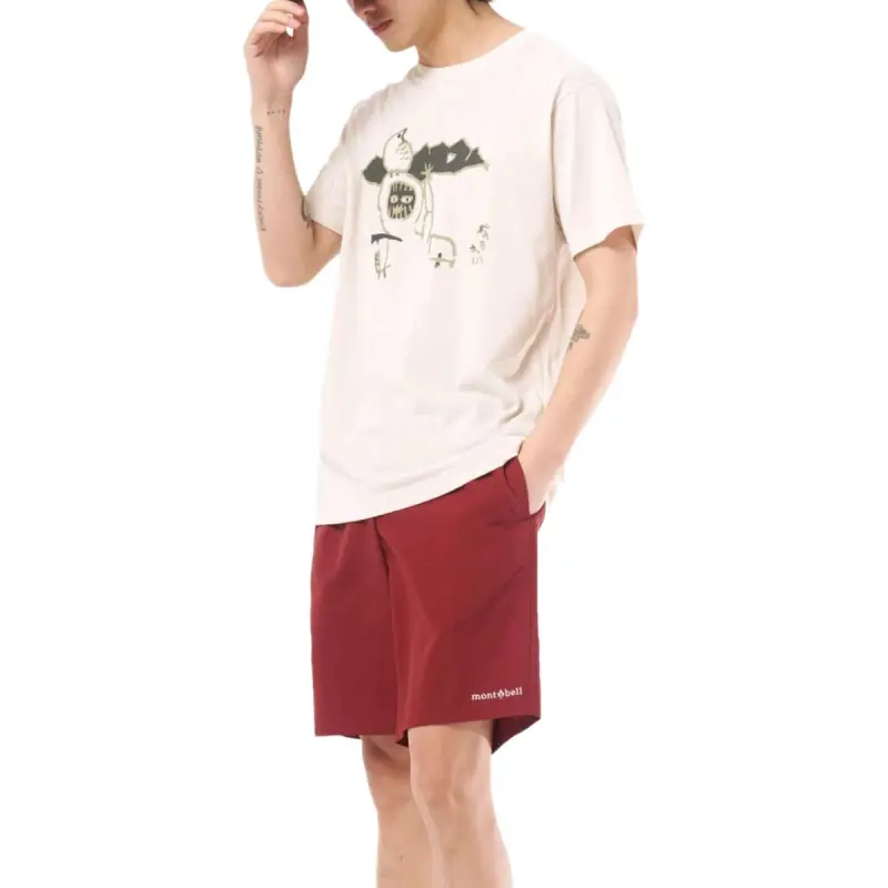 MONTBELL SS25 T Shirt Unisex Ivory White-3
