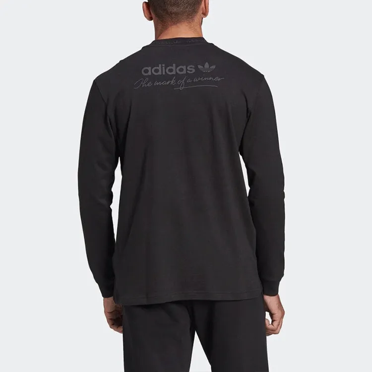 Adidas Originals Trefoil Linear Long Sleeve Tee-2