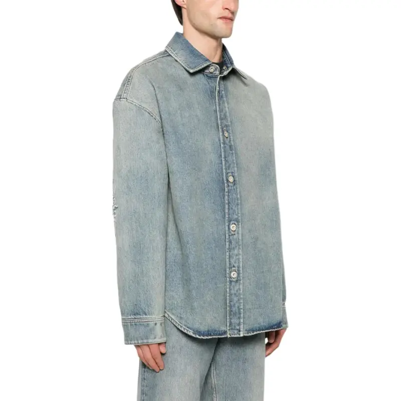 LOEWE Anagram Denim Overshirt-3