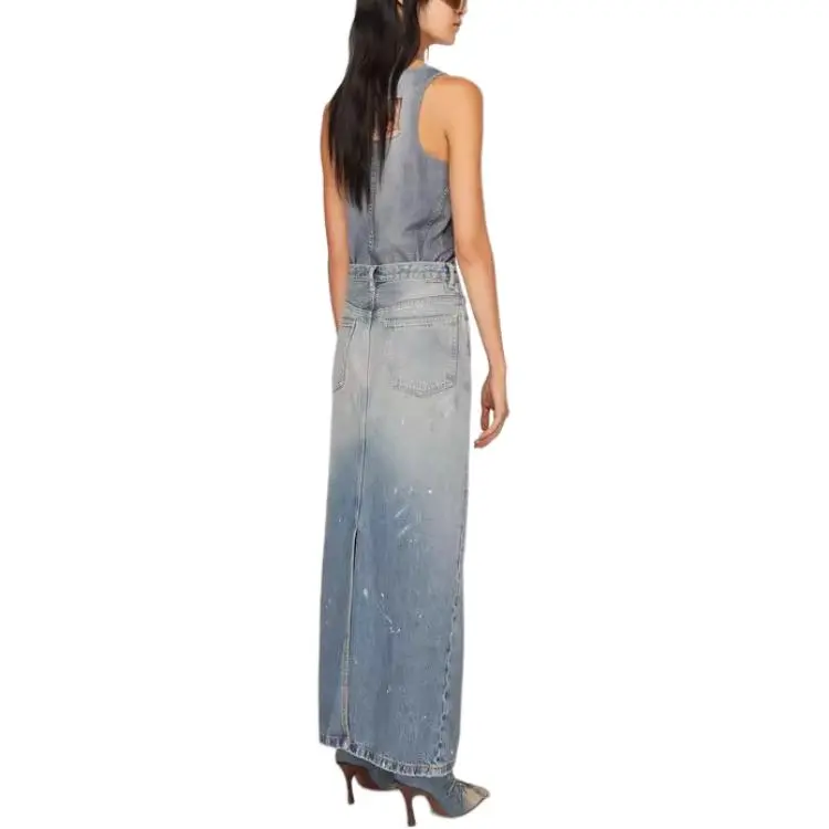 Acne Studios Logo Patch Denim Skirt-1