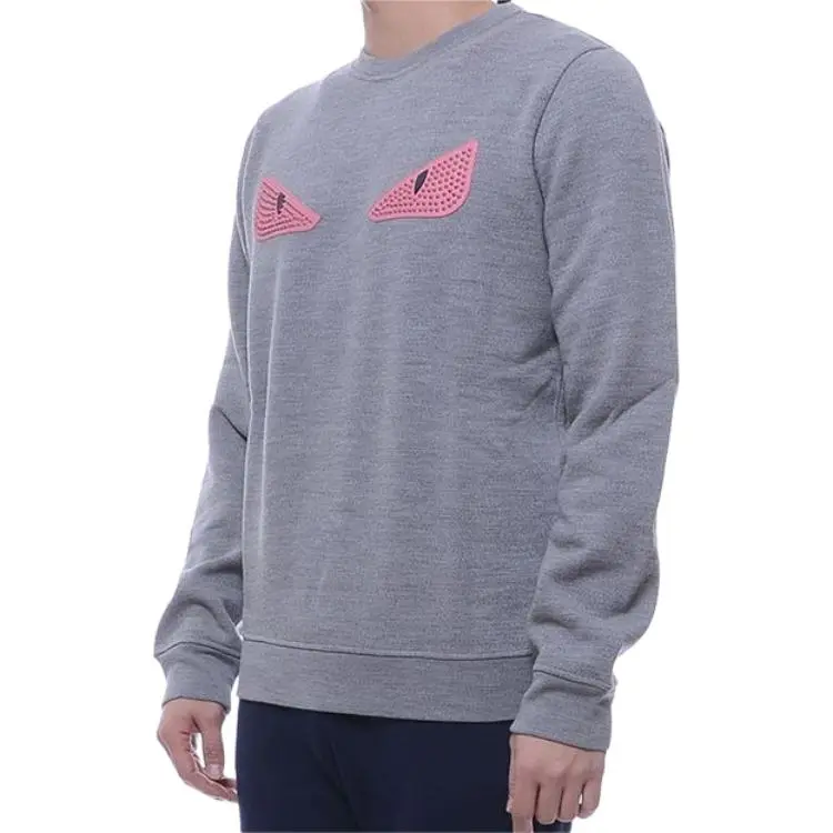 FENDI FW23 Sweatshirt Men's Gray-3