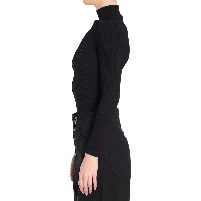 Alaia Ribbed Knitted Bodysuit-4