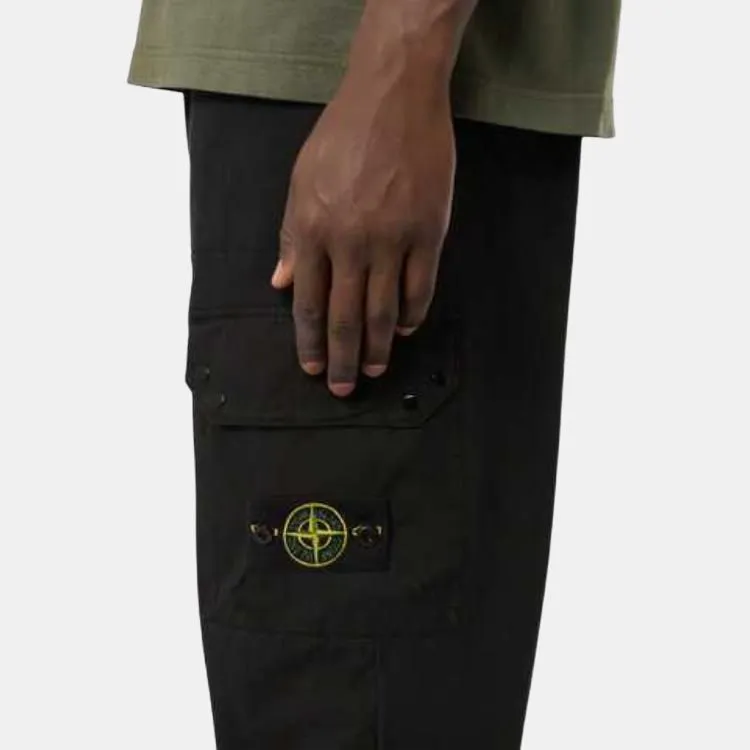 STONE ISLAND Compass Patch Drawstring Track Pants-5