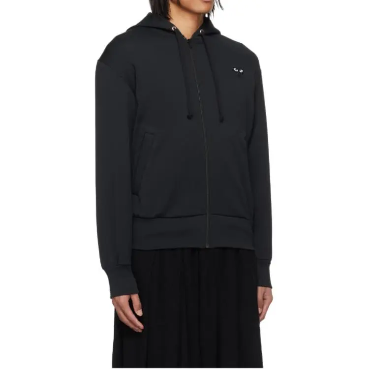 Comme Des Garcons Play Women's Big Heart Zip Up Hoodie-3