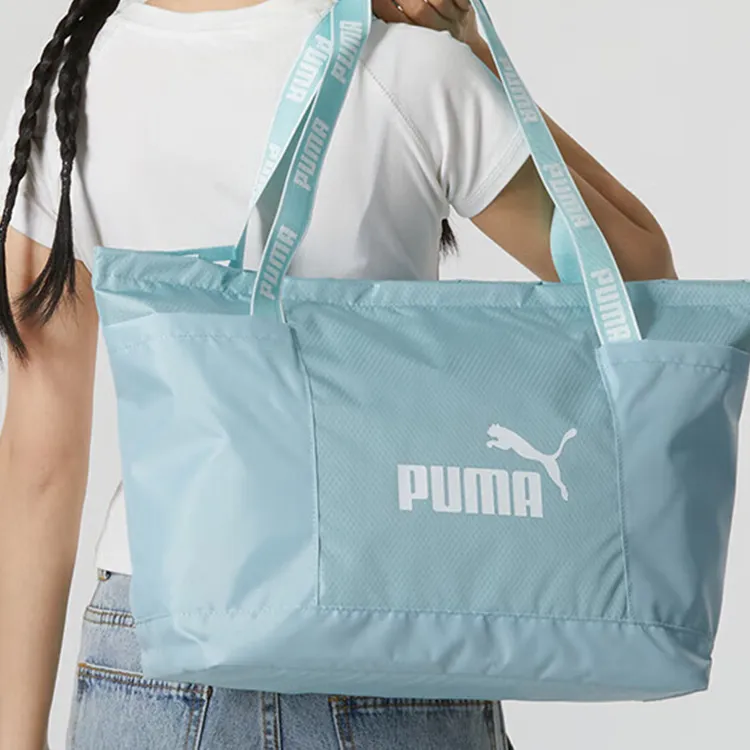 PUMA Fabric One Shoulder Handbags Regular Women's Light Blue-5
