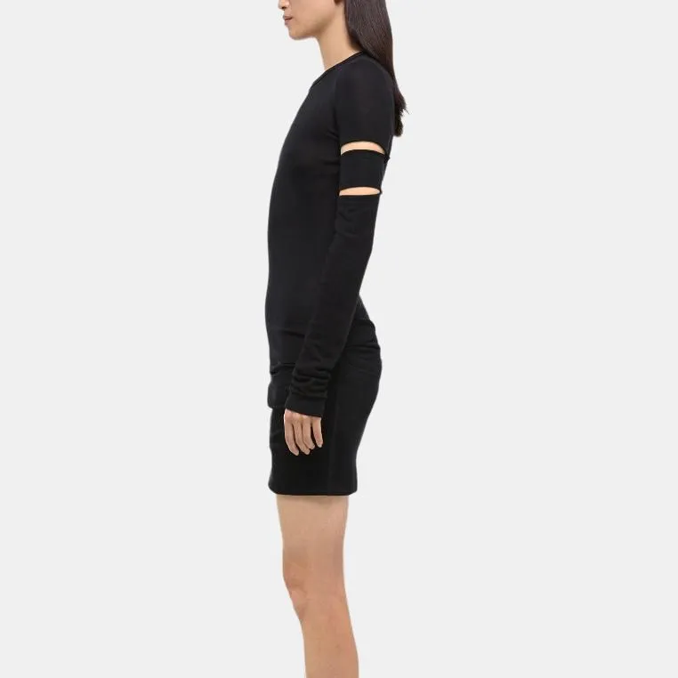 Helmut Lang Slashed Mini Dress-2
