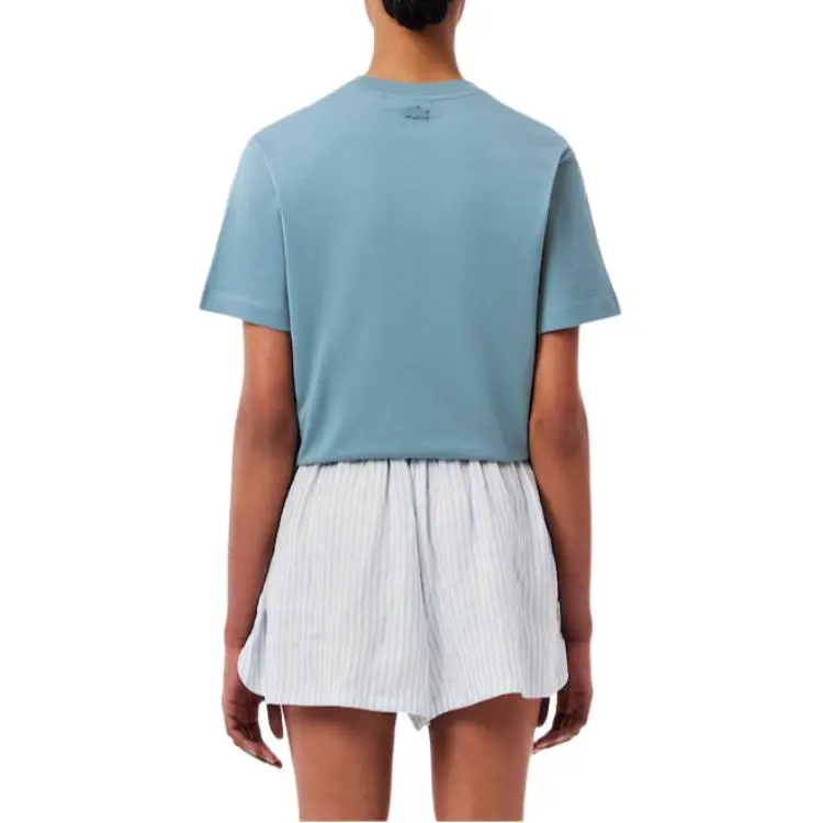 LACOSTE T Shirts Women's Blue-2