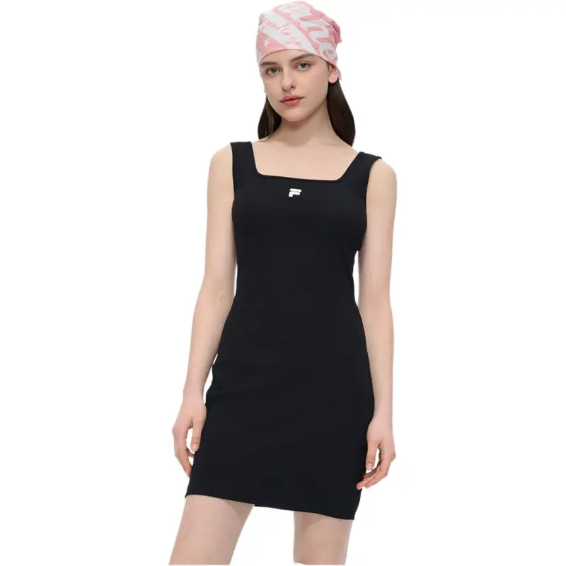 FILA FUSION FOB Collection FUSION LIFE Slip Dress Women's Jet Black BK-1