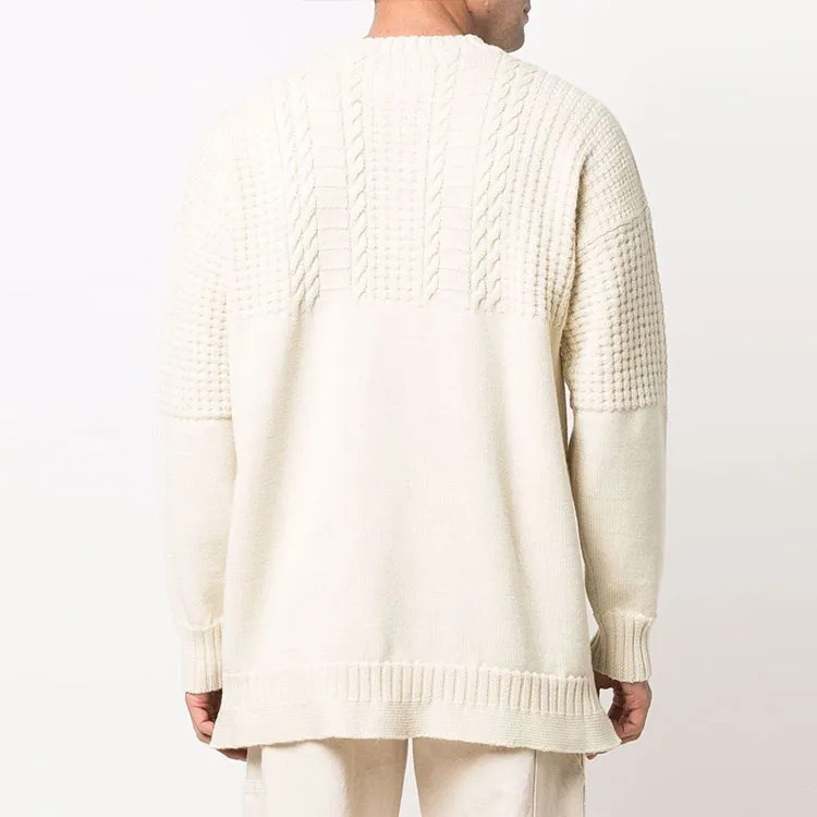 Maison Margiela Cable Knit Crewneck Jumper-3