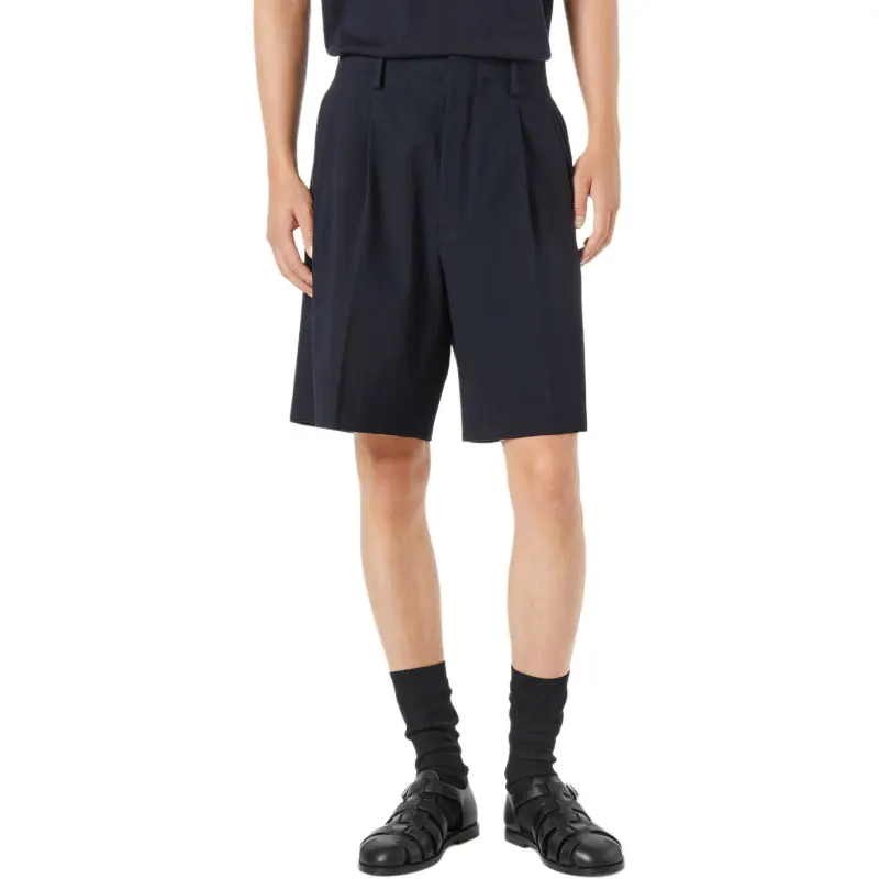 Loro Piana SS25 Casual Shorts Men's Marine Blue-2