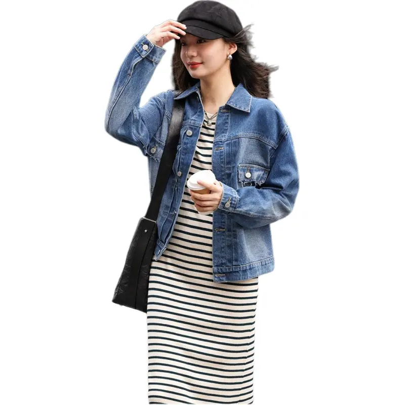 Demana Denim Jacket Women's Denim Blue-7
