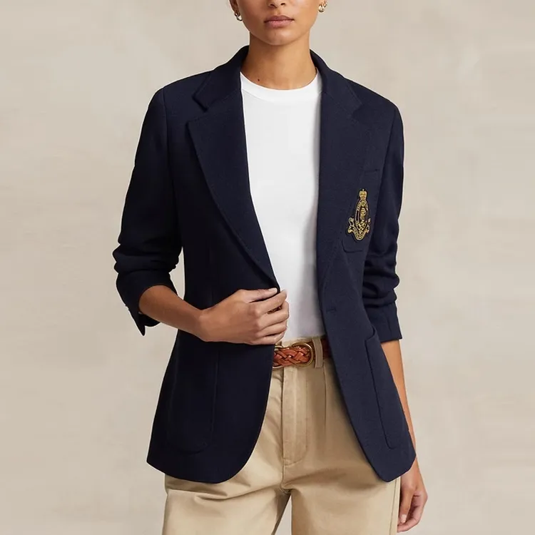Polo Ralph Lauren FW23 Business Suit Women's Marine Blue-2