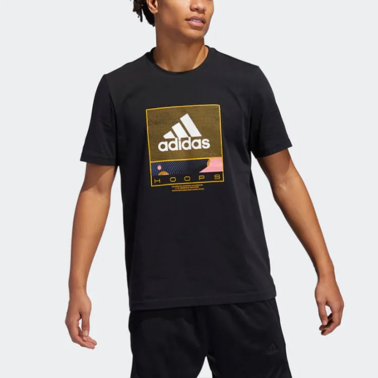 Adidas T Shirts Men Black-3