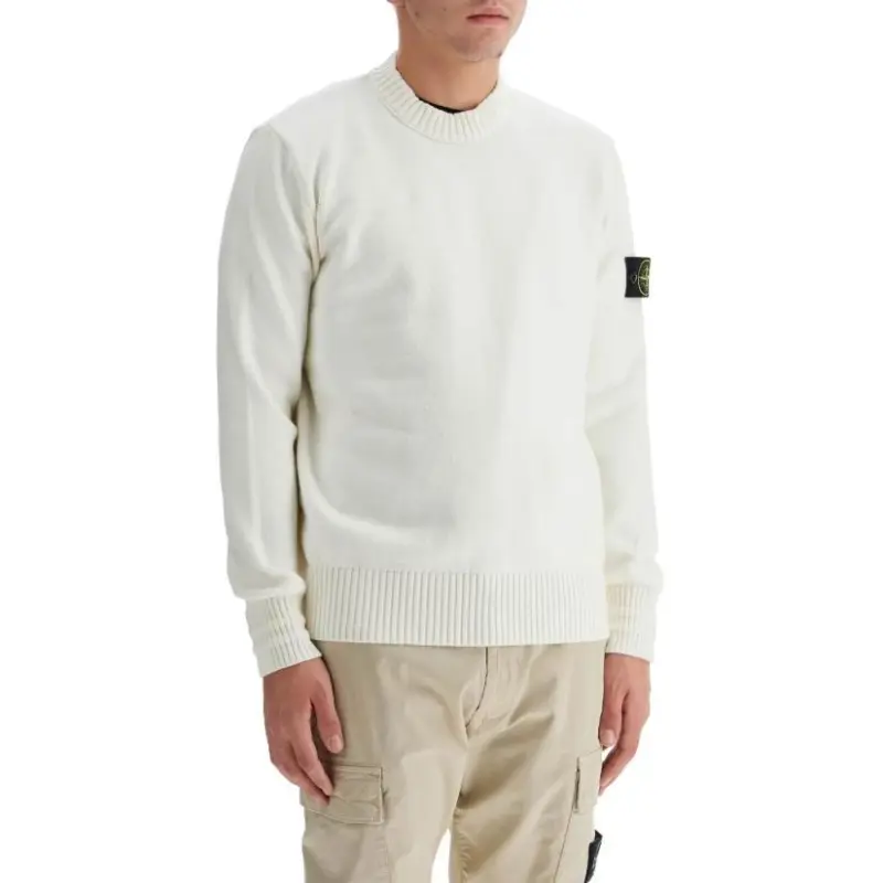 STONE ISLAND Logo Patch Crewneck Jumper-2
