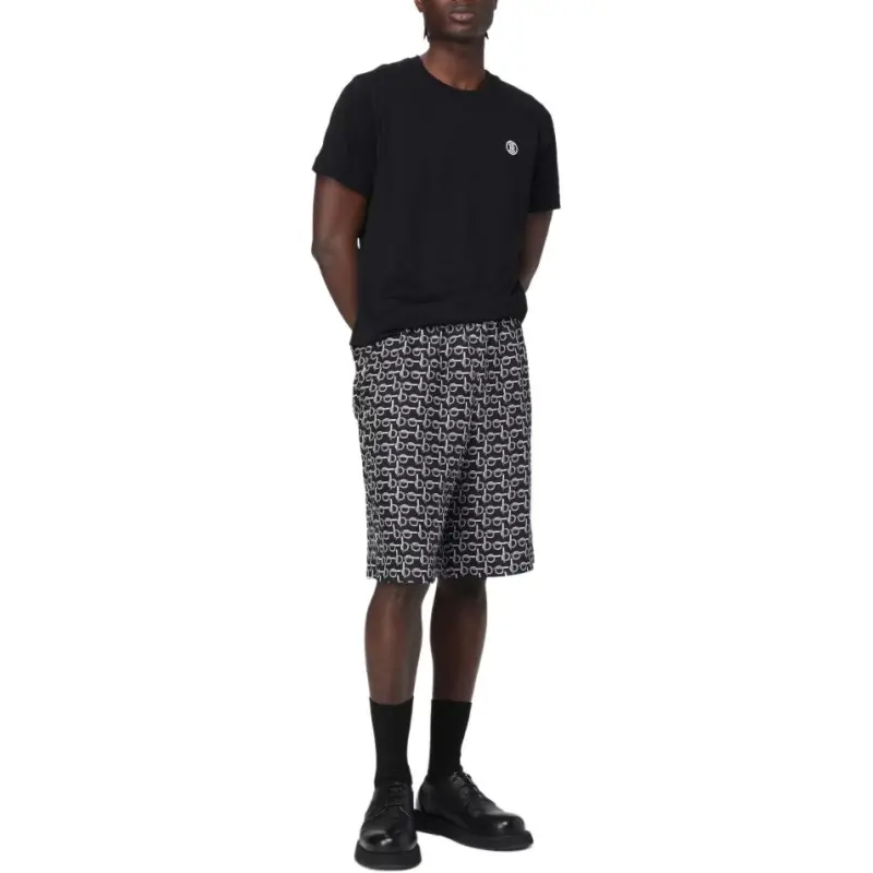 Burberry Monogram Print Knee Length Shorts-5