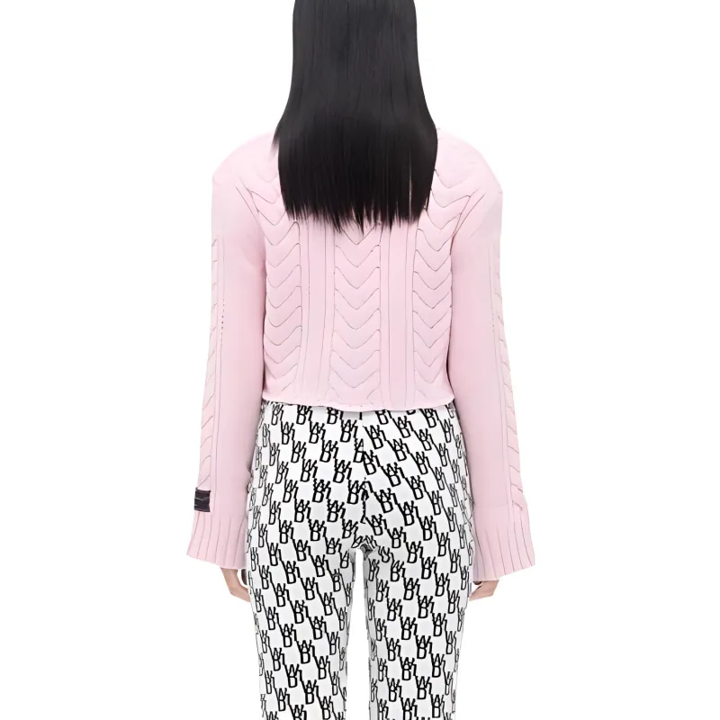 WE11DONE FW22 Sweater Women's Pink-3