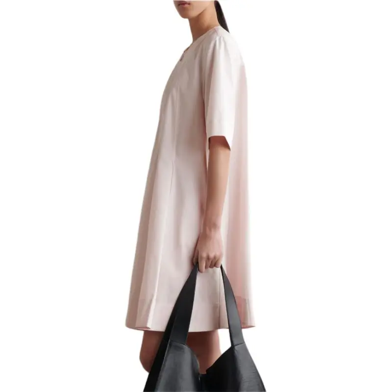 COS Short Sleeved Dress Women's Pink-1