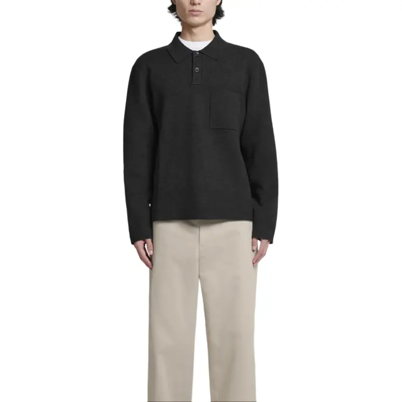 COS Polo Shirts Men Gray-1