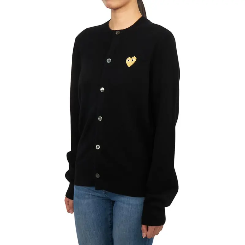 CDG Play Sweaters Women's Black-2