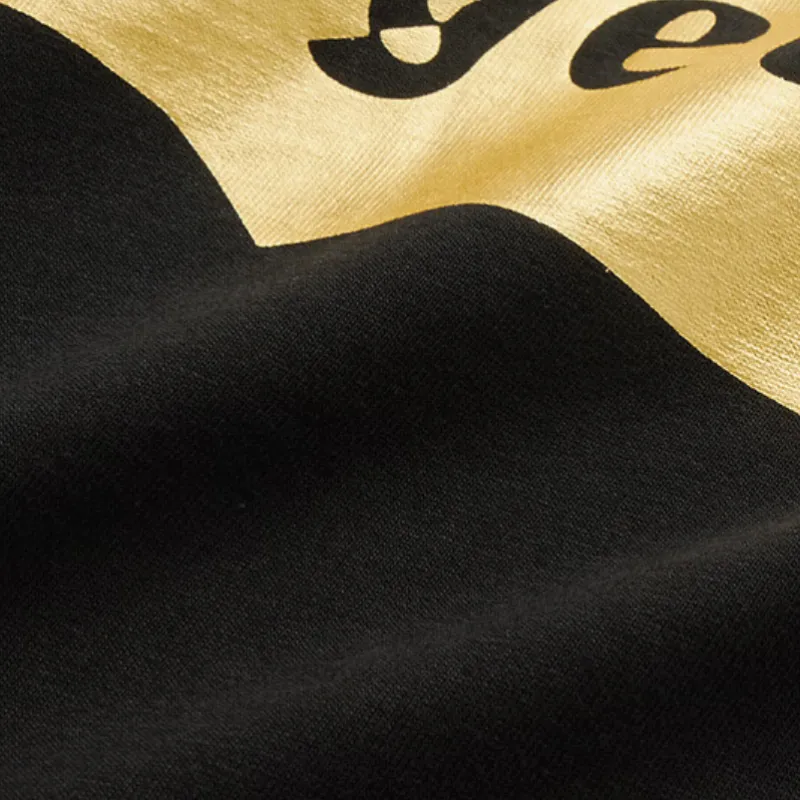 Onitsuka Tiger T Shirt Unisex Black Gold-3