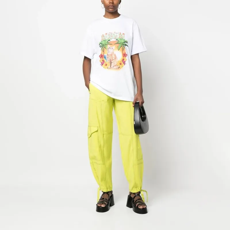 MSGM T Shirts Women's White-1