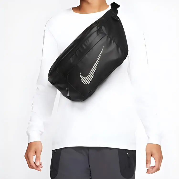 Nike Polyester Shoulder Bag Crossbody Bag Fanny Pack Regular Unisex Black-5