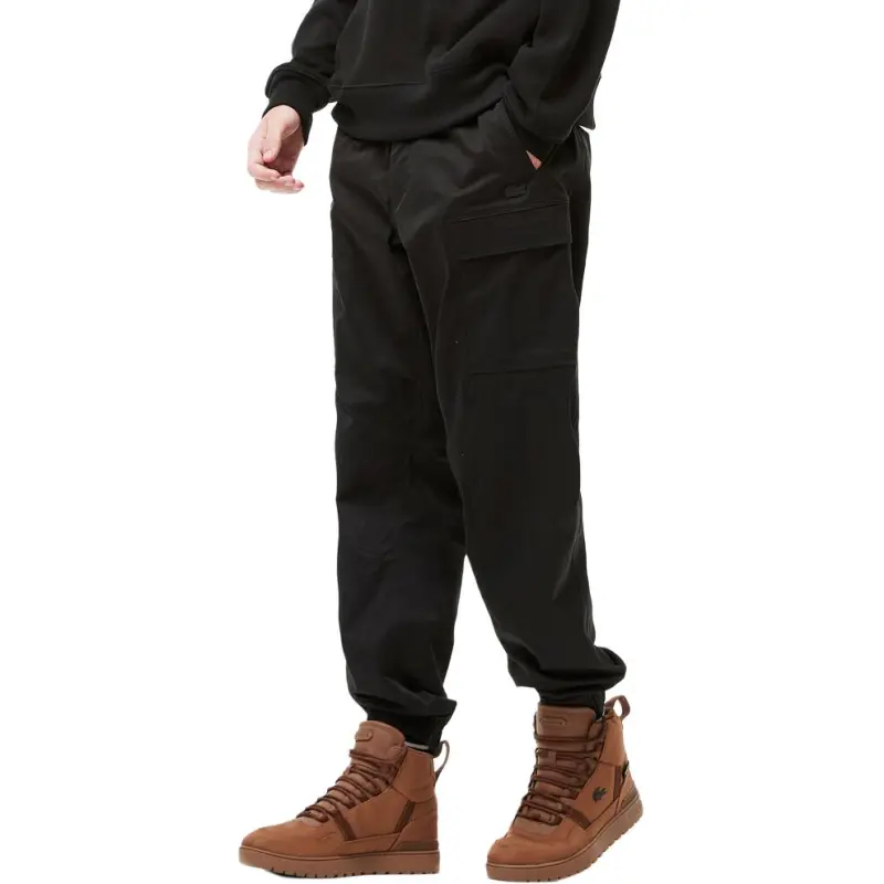 LACOSTE Casual Pants Men's Black-2