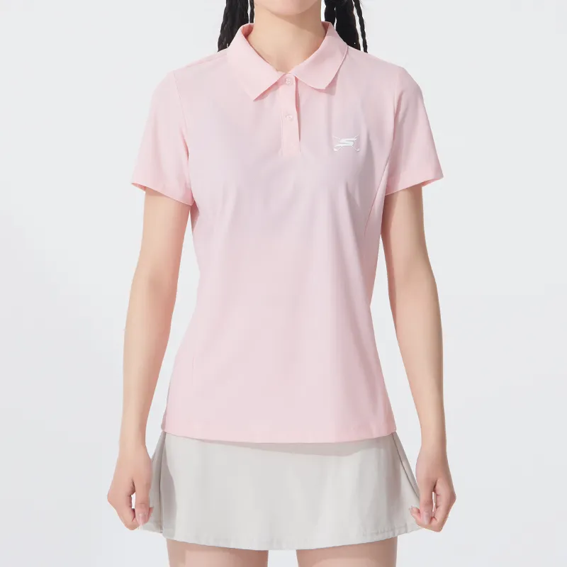 Skechers Sportlife SS25 Polo Shirt Women's Zhen Pink/02F3-3