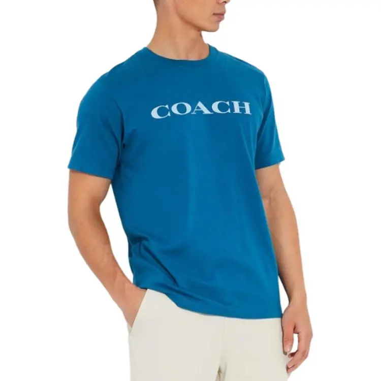 COACH T Shirts Men Blue-3