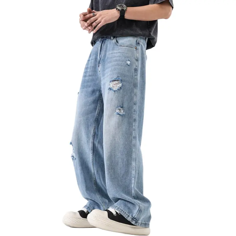 VALKOMM Jeans Unisex Light Blue-3