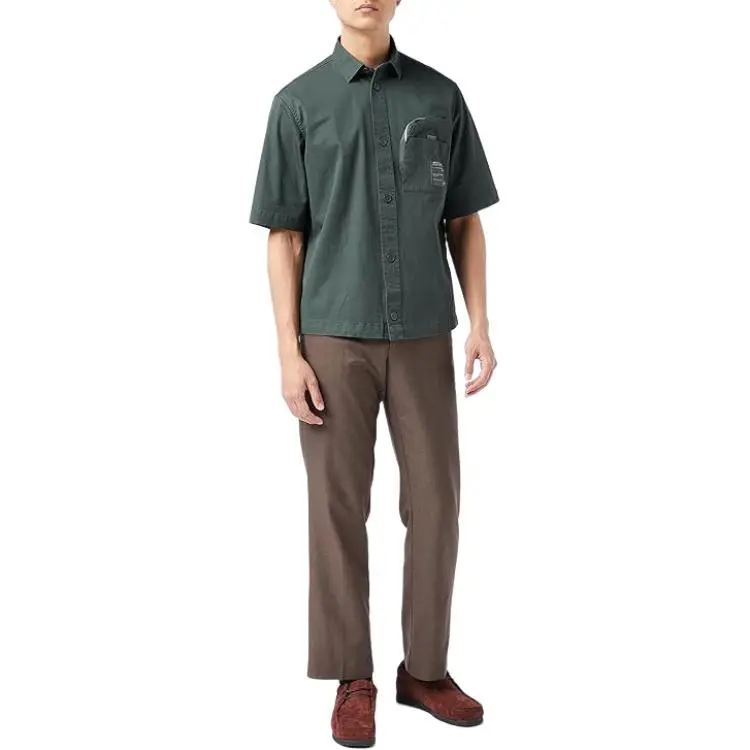 ARMANI EXCHANGEAE FW22 Shirt Men's Army Green-1