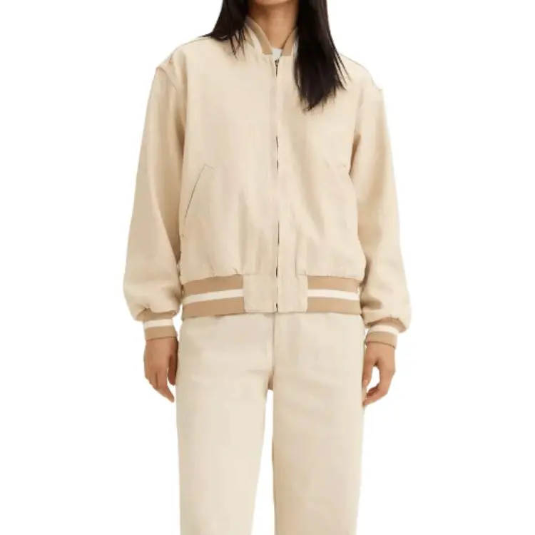 Levi's Baseball Jacket Women's Beige-4