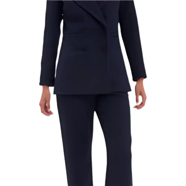 INES DE LA FRESSANGE Business Suit Coat Women's Blue-4
