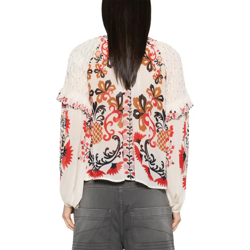 Farm Rio Cashew Mandala Blouse-3