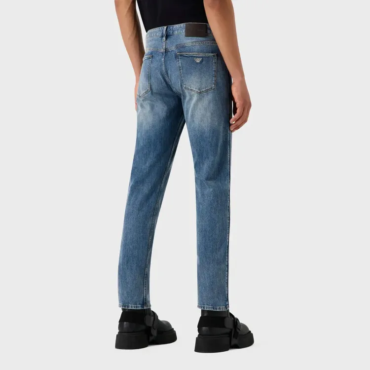 EMPORIO ARMANI FW23 Jeans Men's Light Blue-3