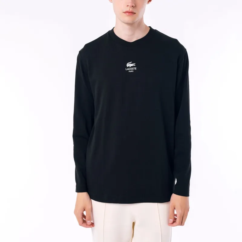 LACOSTE T Shirts Men Black-2