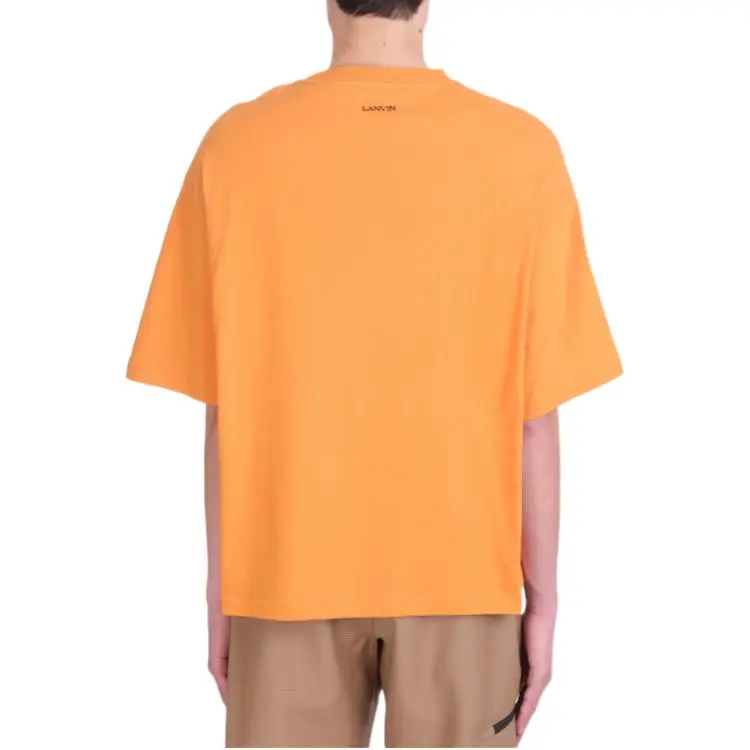 Lanvin T Shirts Men Orange-4