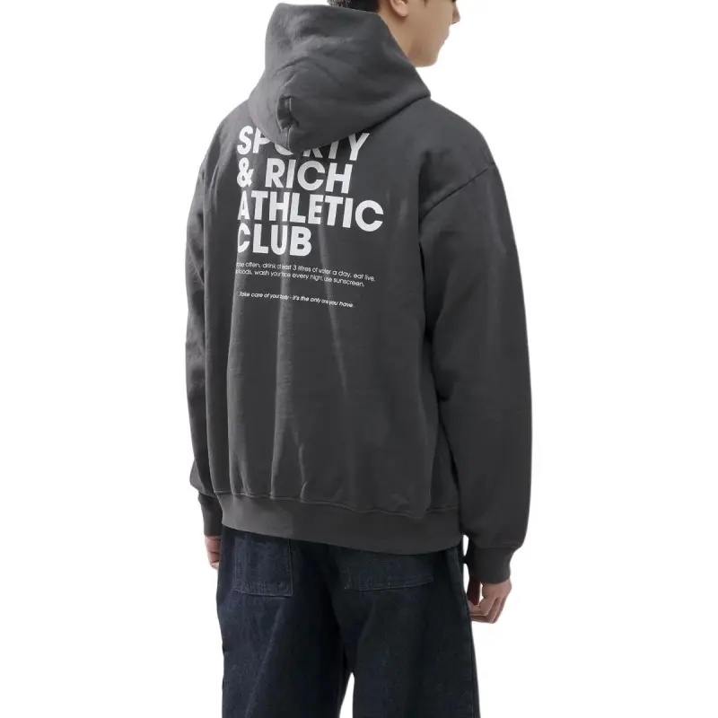 SPORTY & RICH Sweatshirt Unisex Black-4