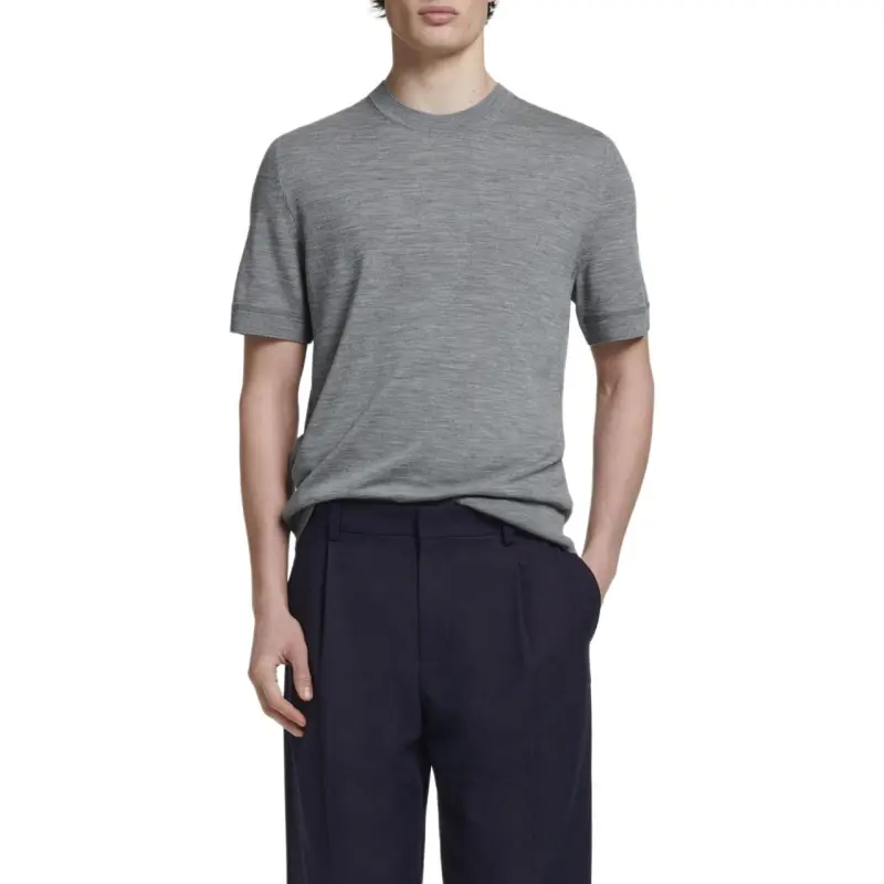COS T Shirts Men Gray-2