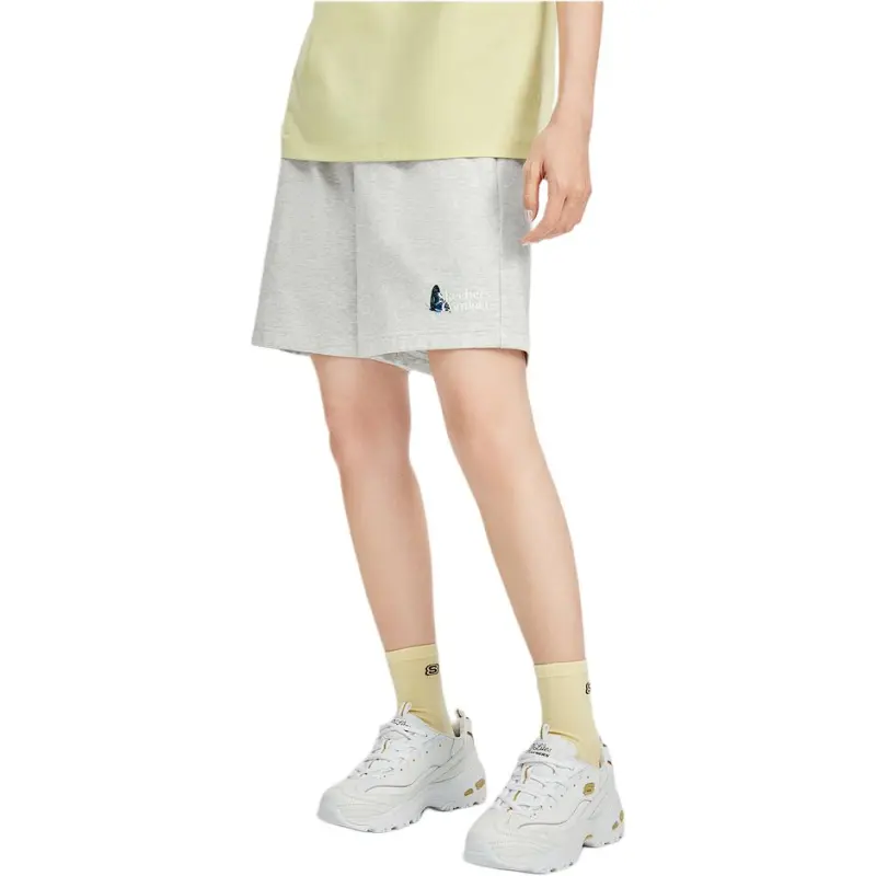 Skechers Casual Shorts Women's Light Heather Gray-3