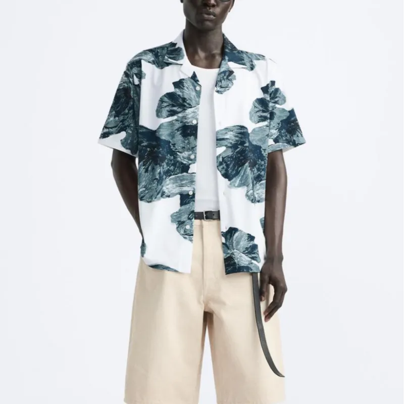 ZARA Shirts Men White-2