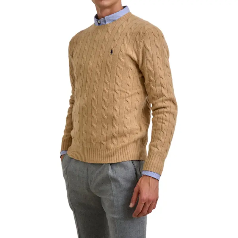 Polo Ralph Lauren Pony Embroidered Cable Knit Jumper-5